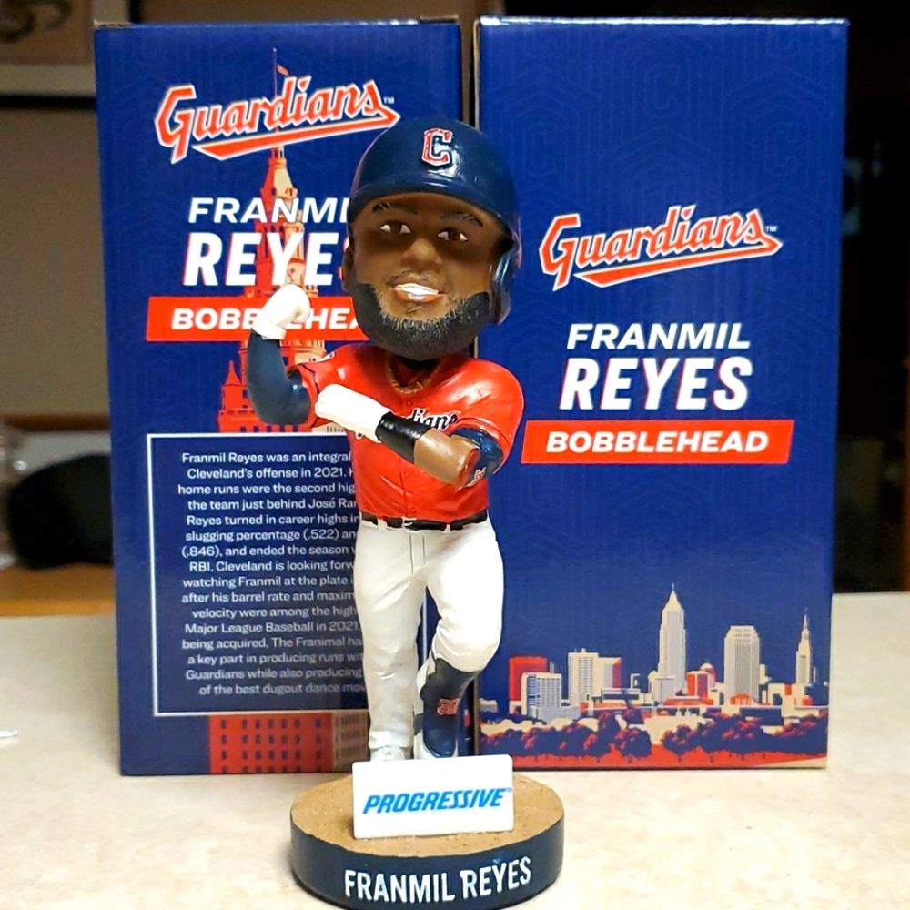 Cleveland Guardians Franmil Reyes bobblehead
